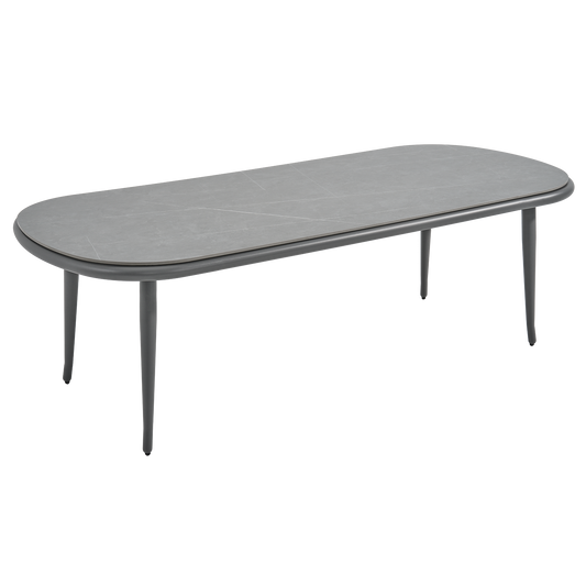 [Pre-Sale] Bold Tube Sintered Stone Outdoor Dining Table