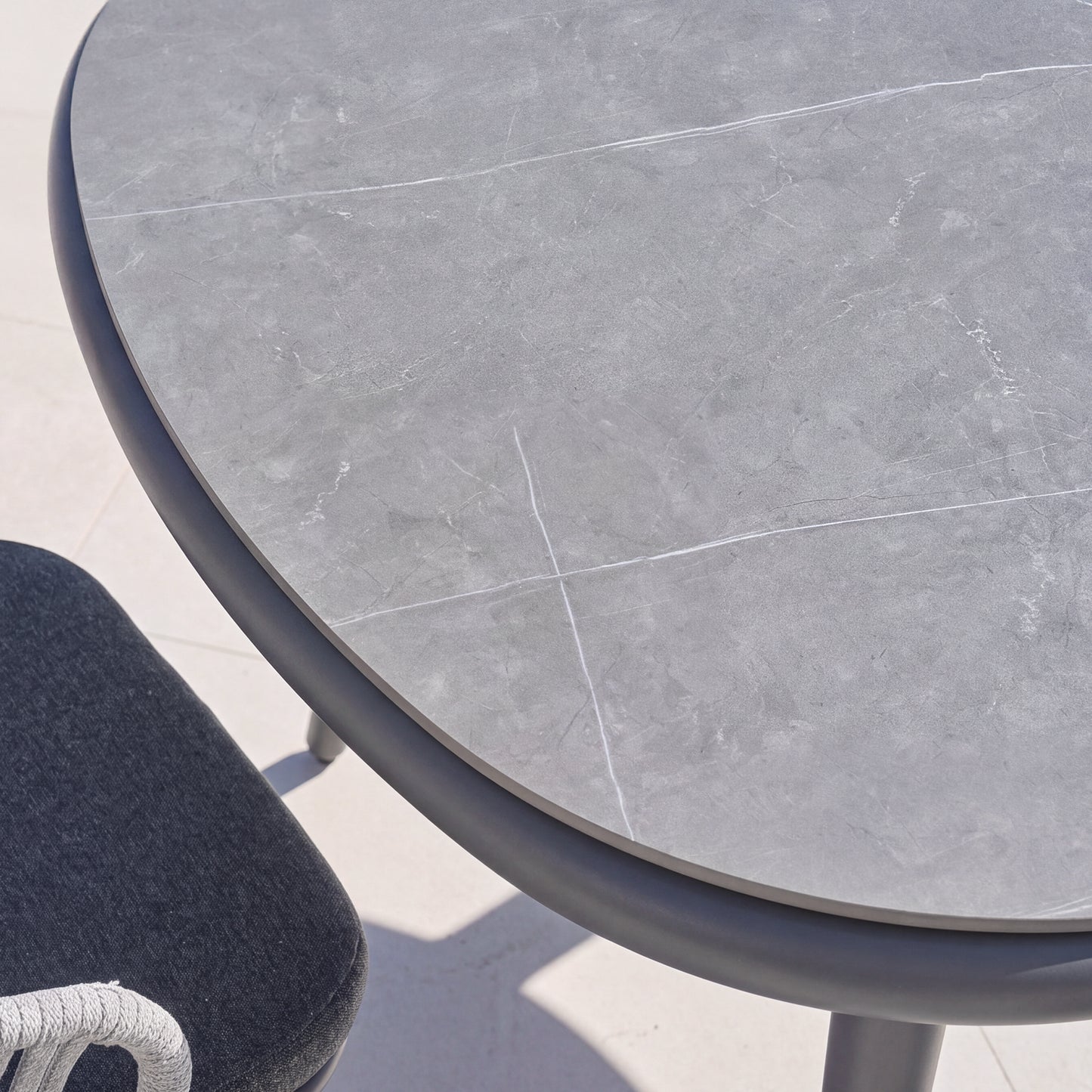 [Pre-Sale] Bold Tube Sintered Stone Outdoor Dining Table