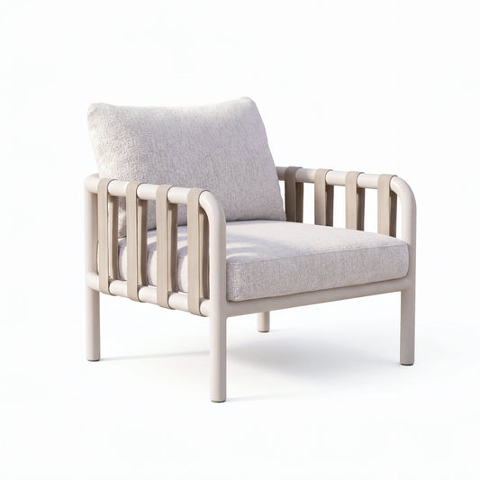 [Pre-Sale] Bold Tube Webbing Outdoor Lounge Chair