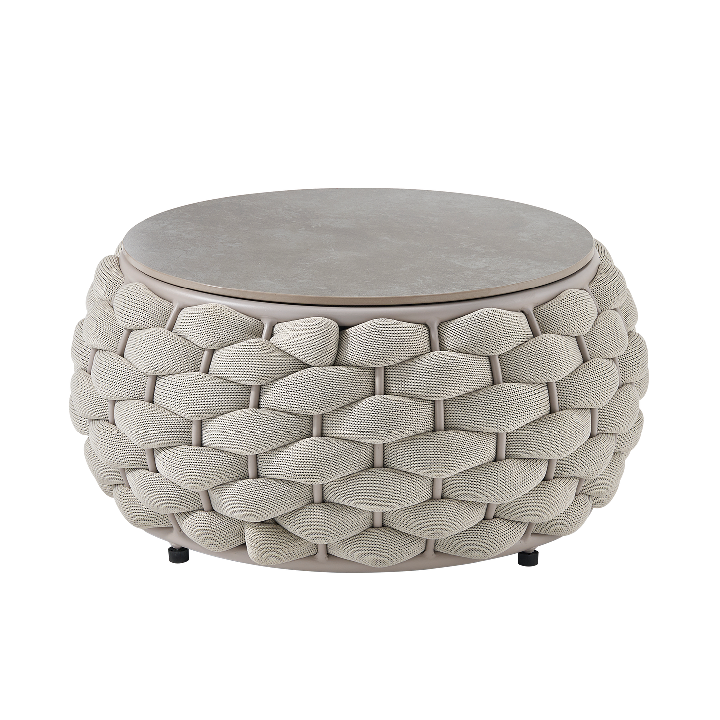 [Pre-Sale] Eggshell Sintered Stone Outdoor Coffee Table