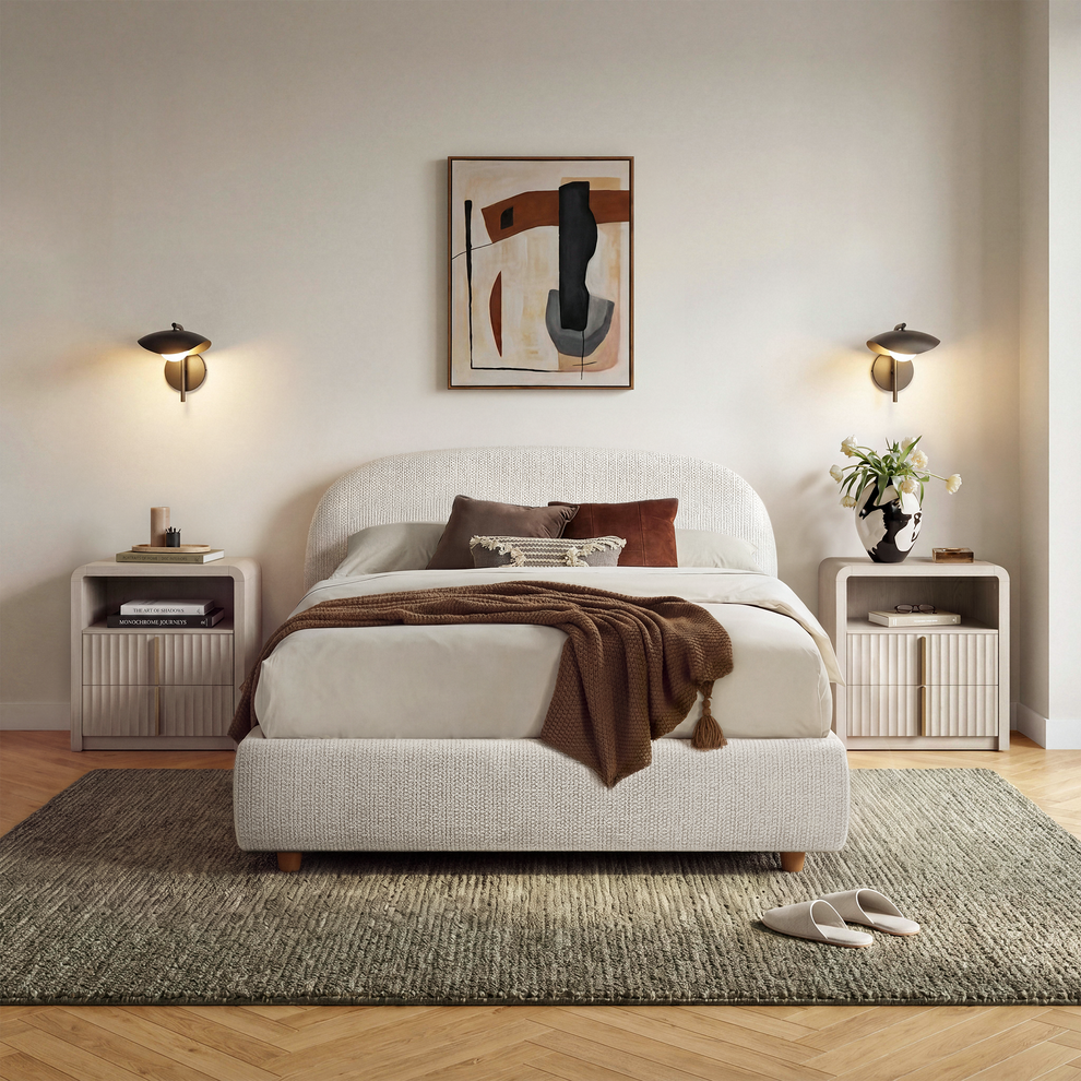 Elara Full Lift-Up Storage Bed Frame with Adjustable Headboard, Grey