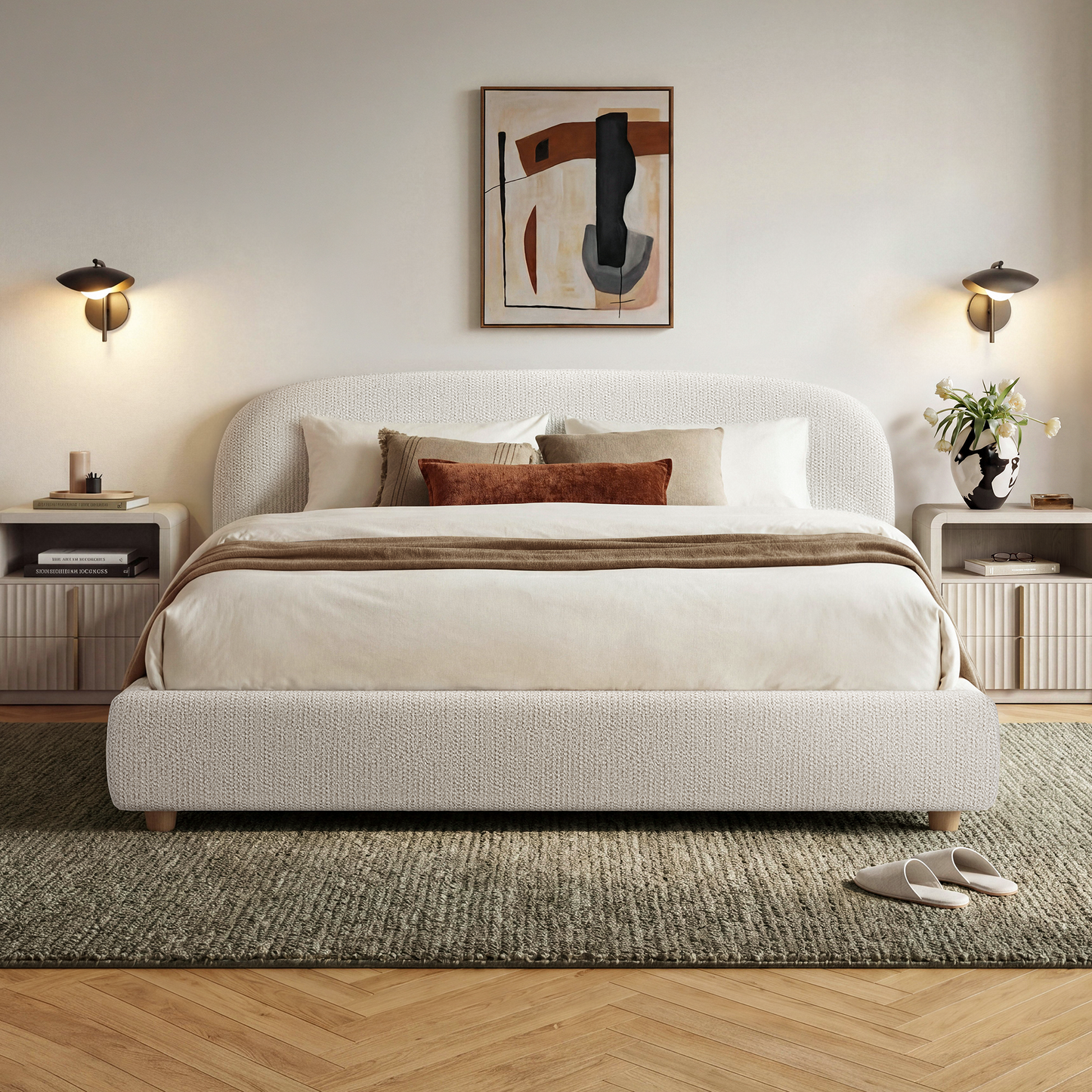 Elara King Lift-Up Storage Bed Frame with Adjustable Headboard, Grey