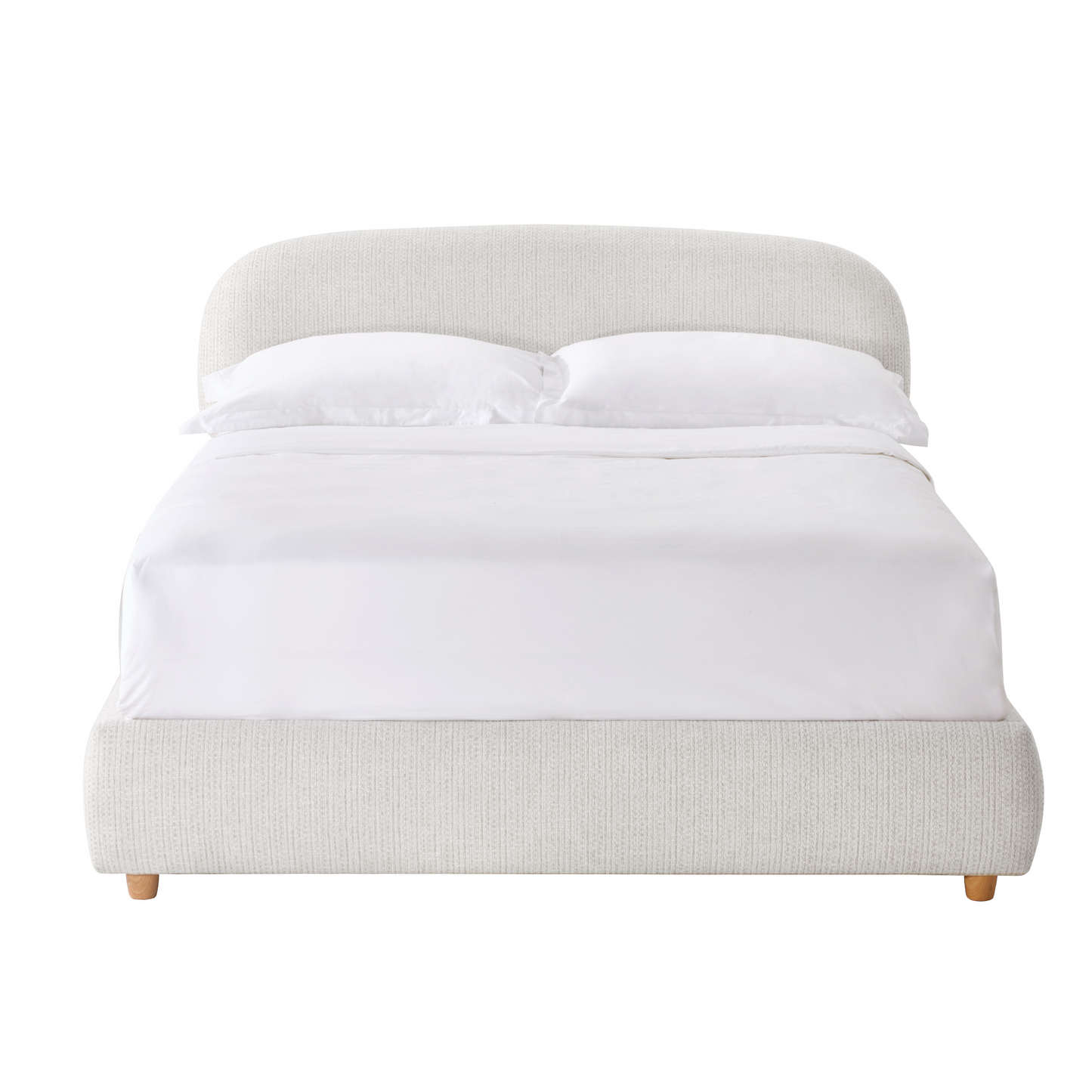Elara Queen Lift-Up Storage Bed Frame with Adjustable Headboard, Grey