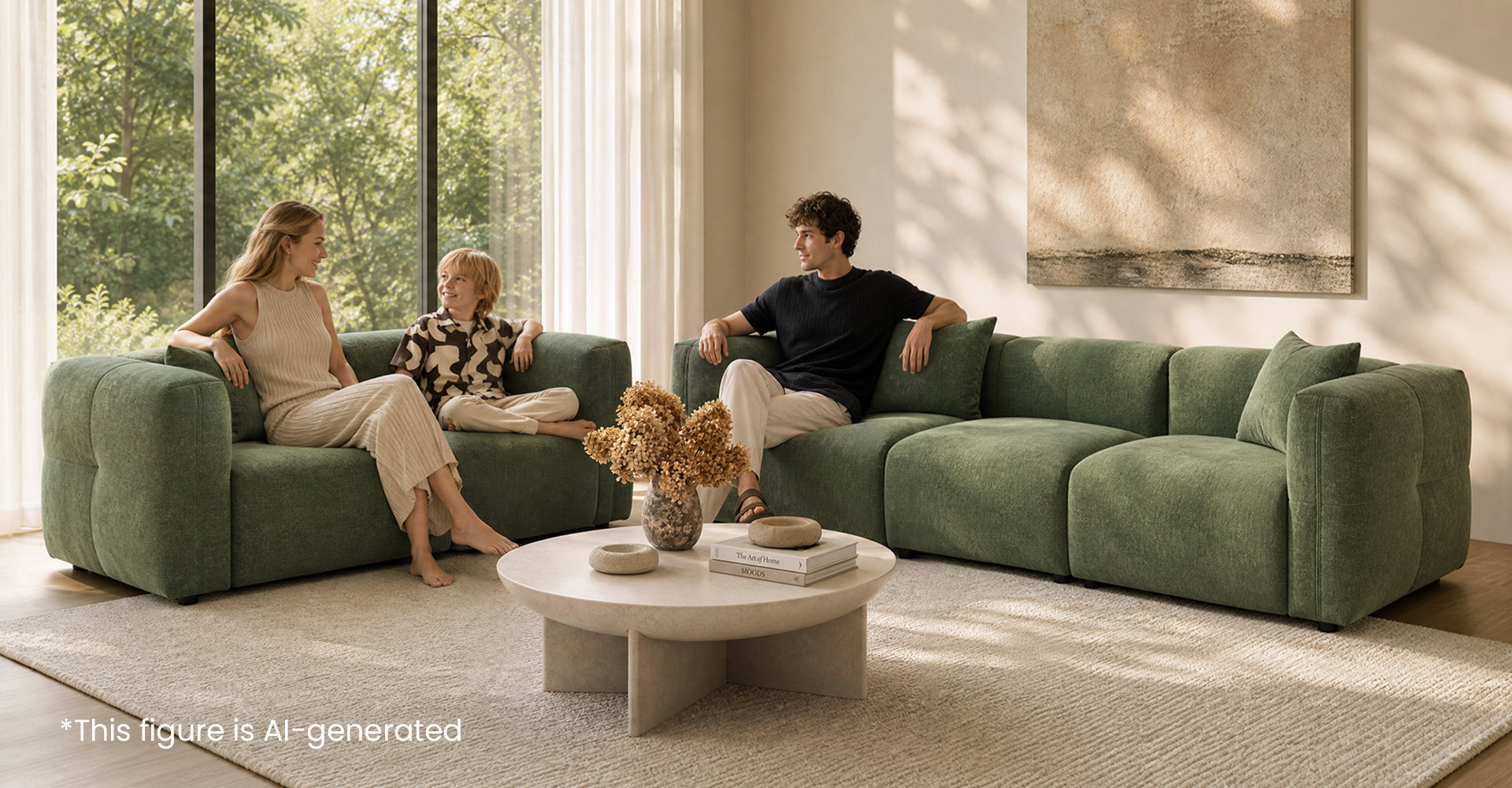Softly rounded Italian-inspired form