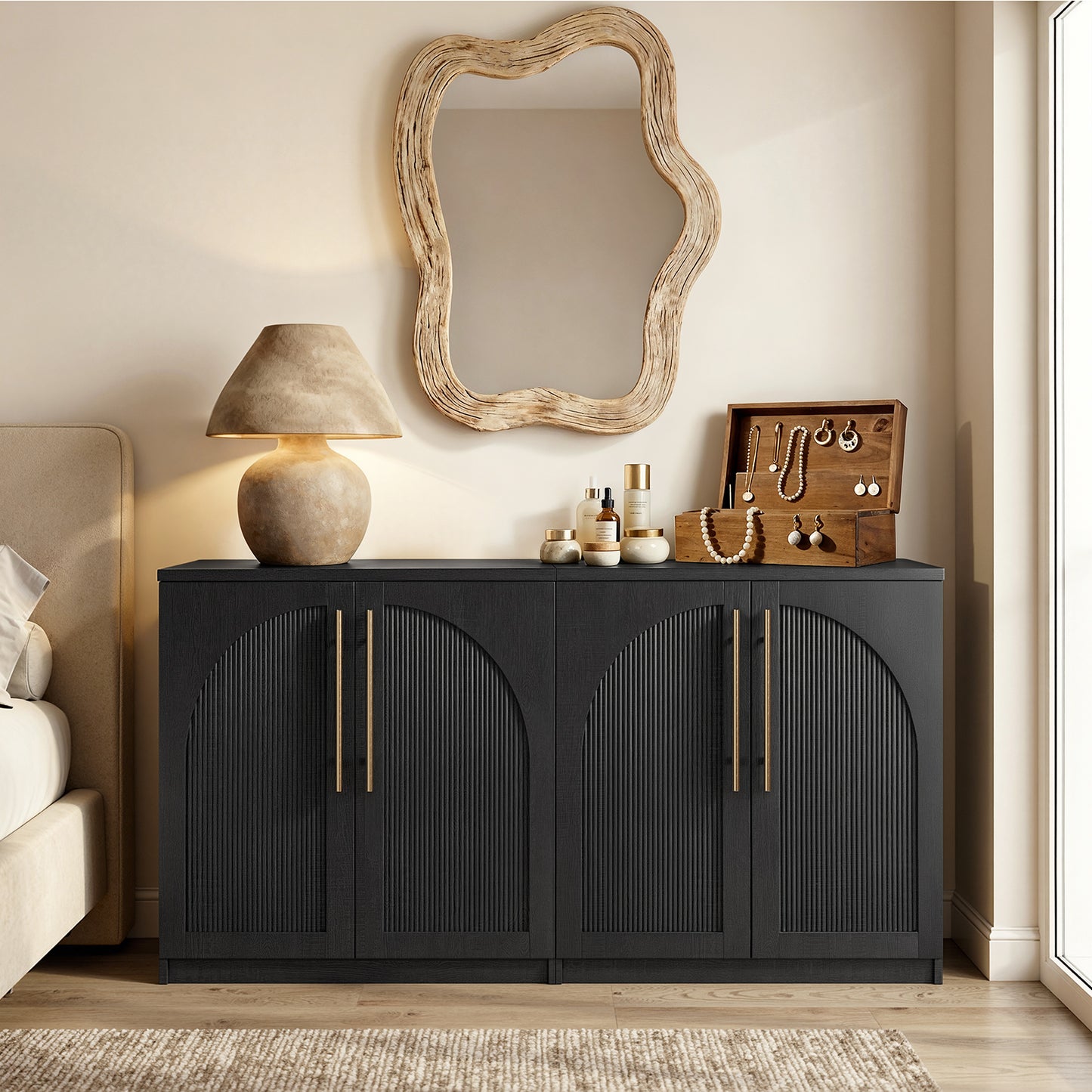 [Pre-sale] Harmo Block Arched Sideboard Cabinet