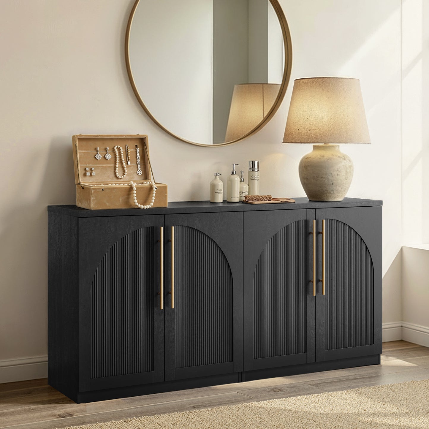 [Pre-sale] Harmo Block Arched Sideboard Cabinet