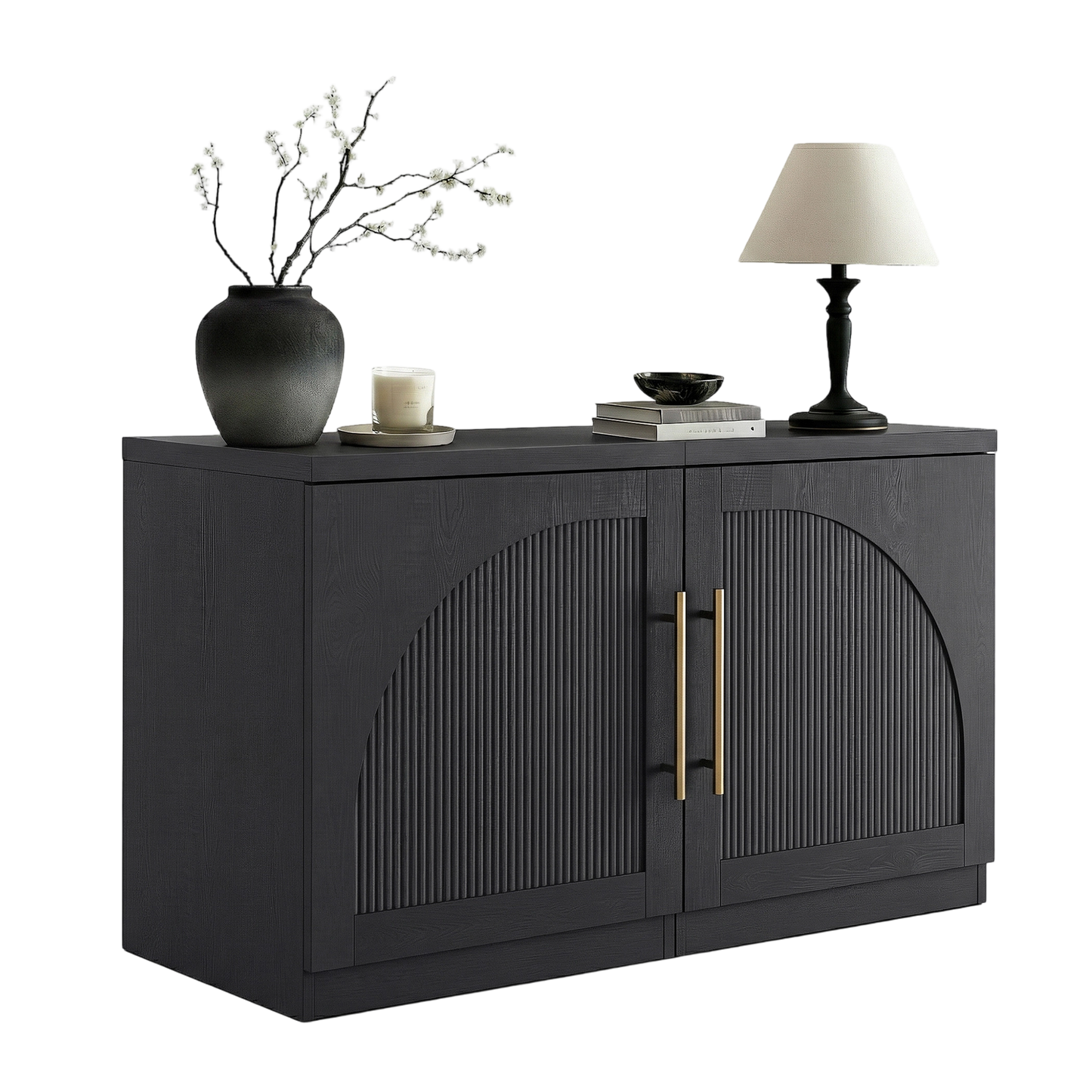 Harmo Block Arched Storage End Table Set of 2