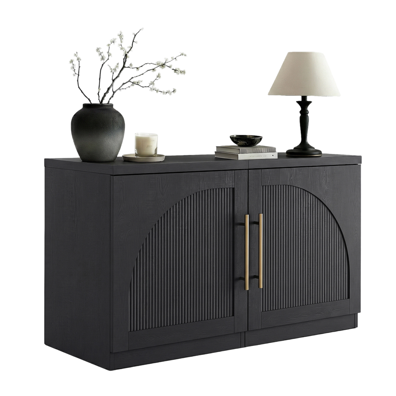 Harmo Block Arched Storage End Table Set of 2