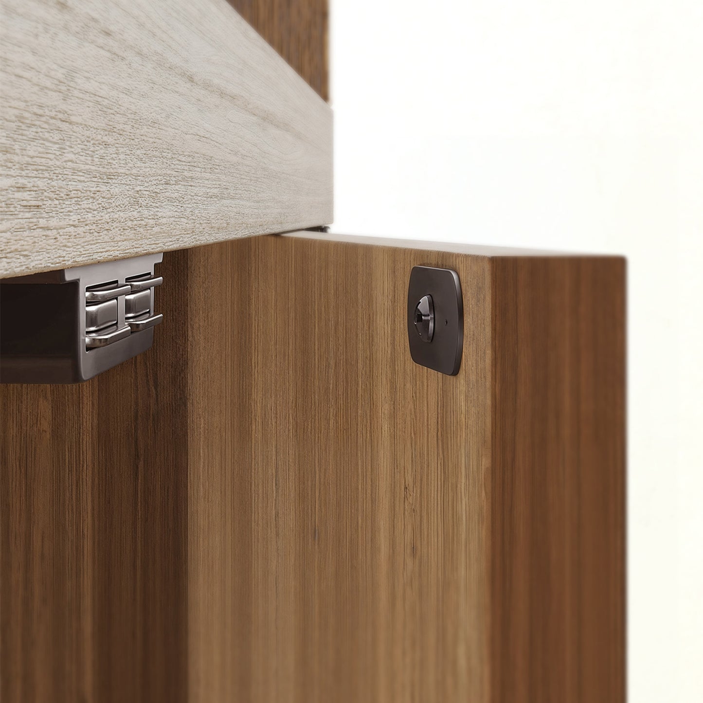 Small Sideboard Buffet with Adjustable Shelf