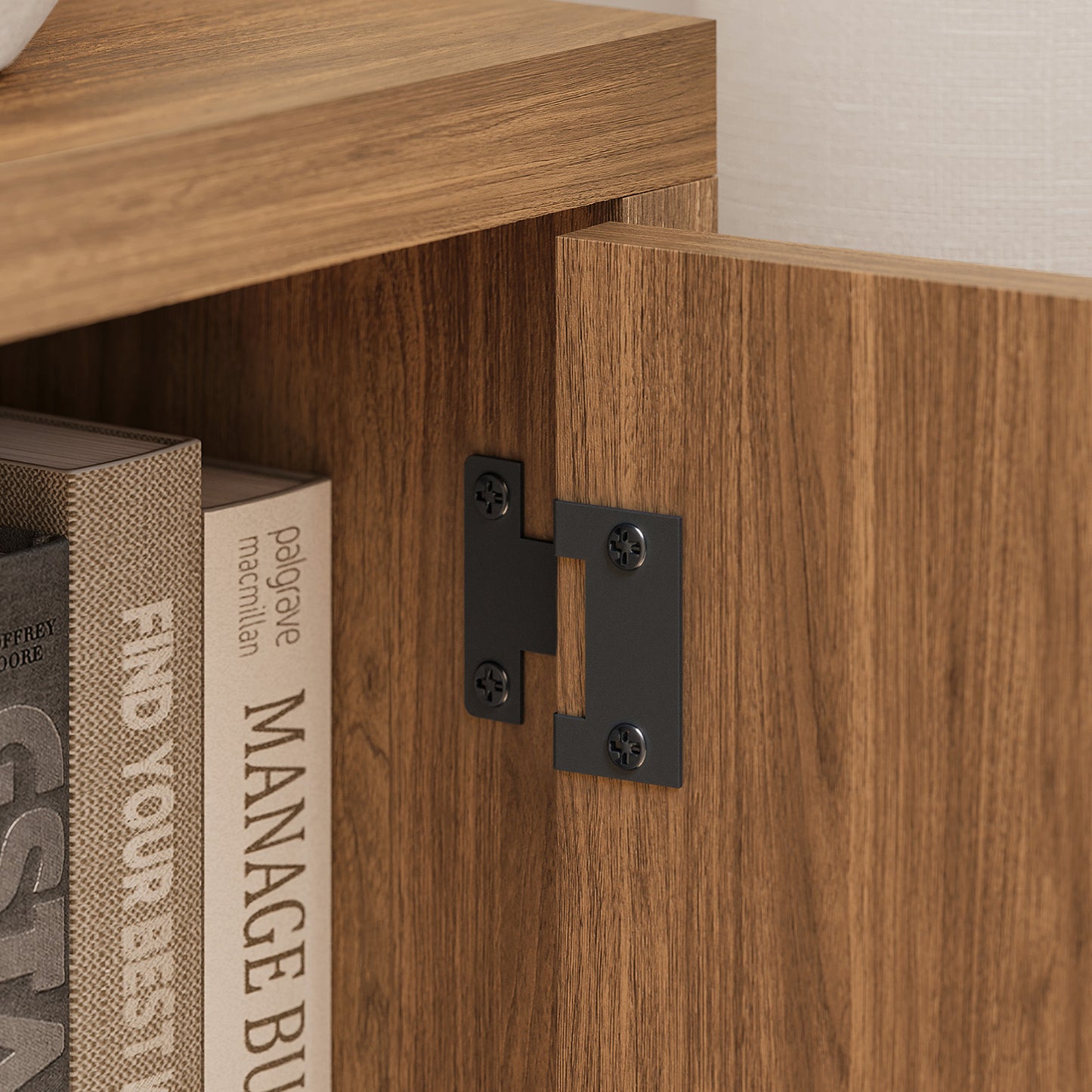 Small Sideboard Buffet with Adjustable Shelf