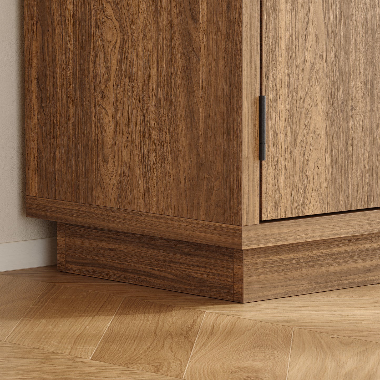 Small Sideboard Buffet with Adjustable Shelf