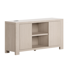Light wood-toned sideboard shown on a plain background