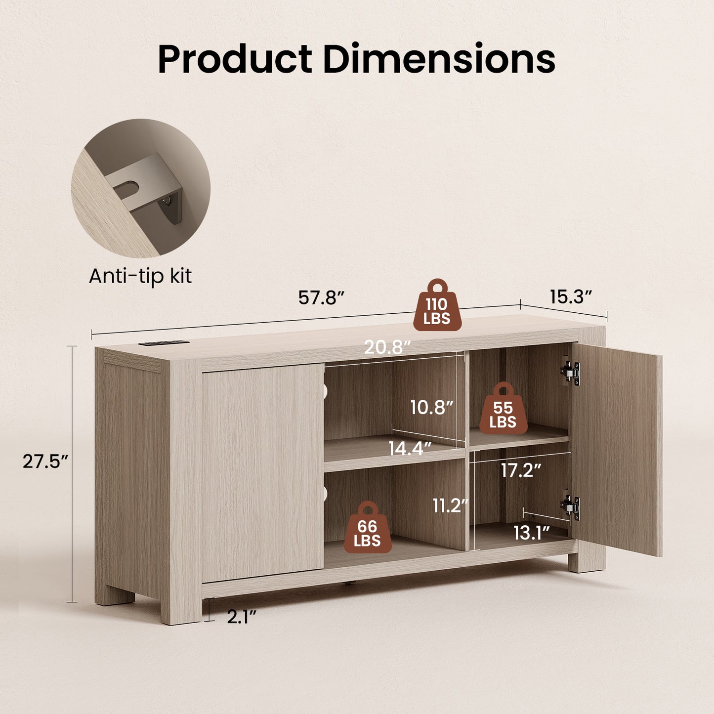 Nolan Charging Media Console
