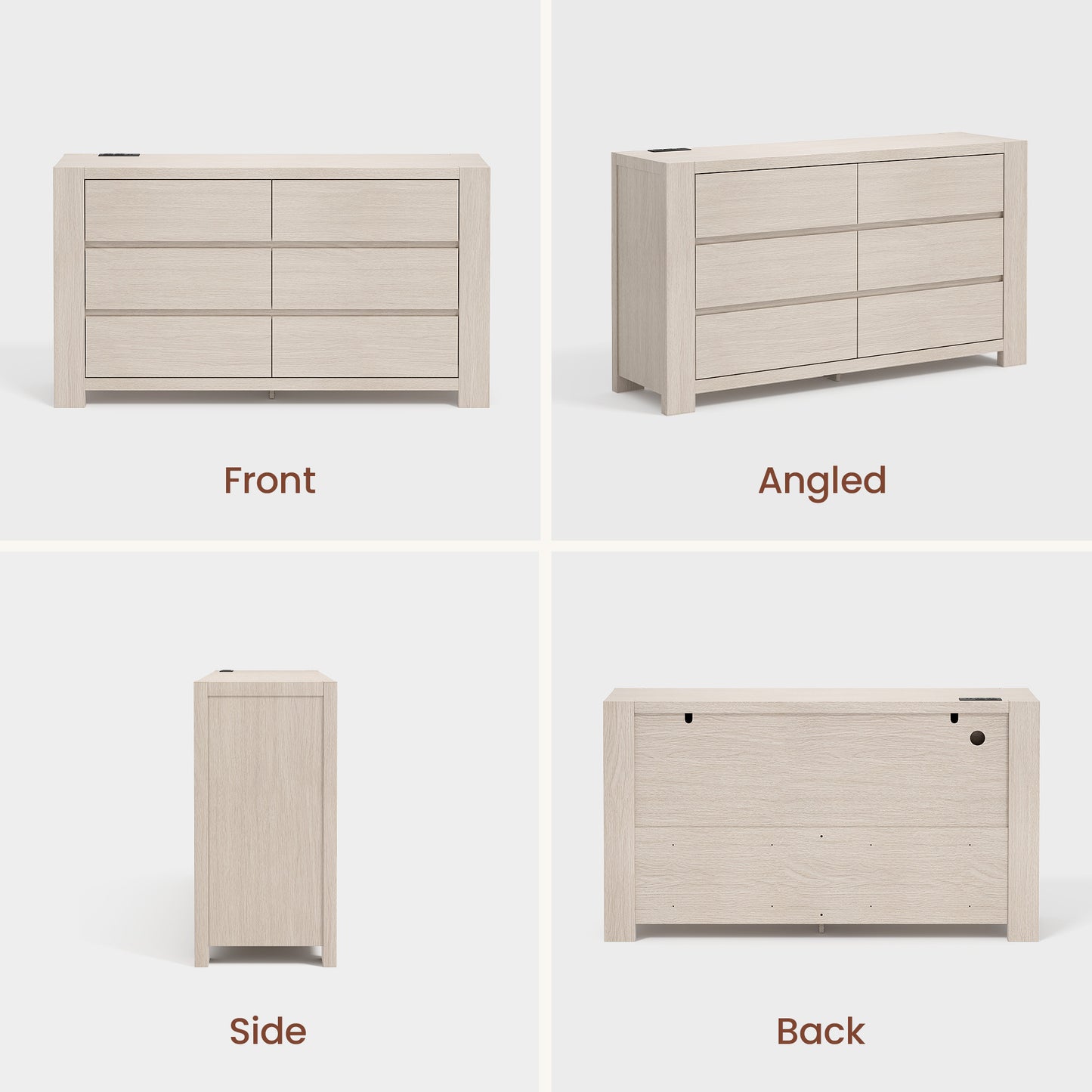 [Pre‑Order] Nolan Extra-Thick 6-Drawer Dresser