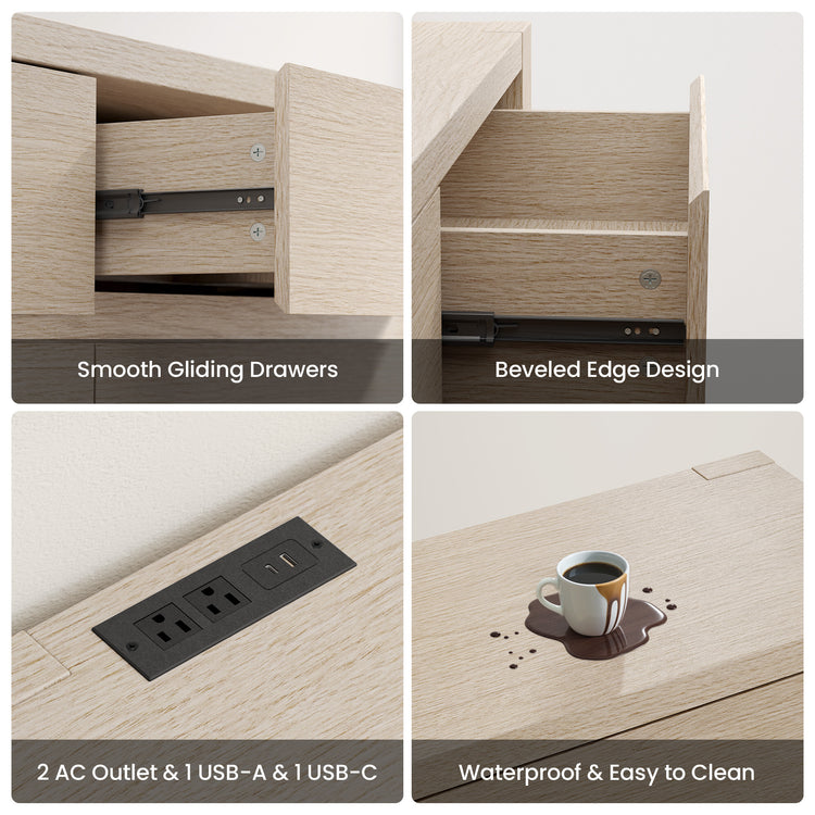 Nolan Extra-Thick 6-Drawer Dresser