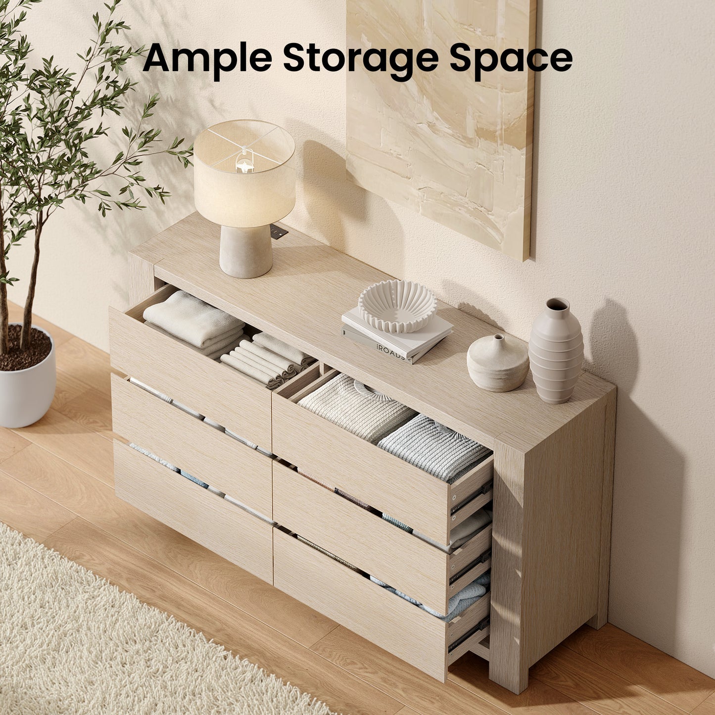 [Pre‑Order] Nolan Extra-Thick 6-Drawer Dresser