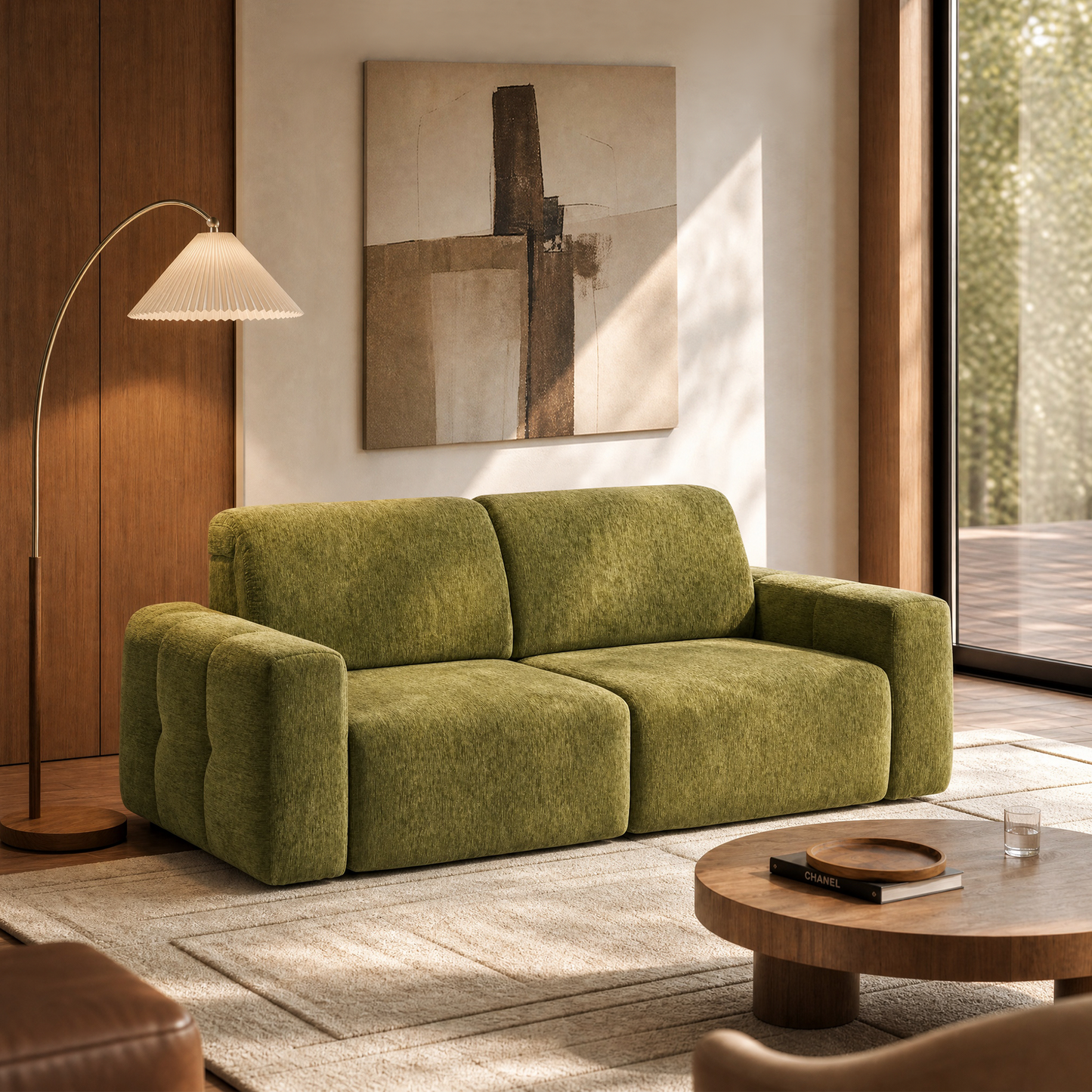 [Pre-Sale] Power Reclining Loveseat with Independent Headrest & Footrest – 2-Seat Modular Sectional Sofa
