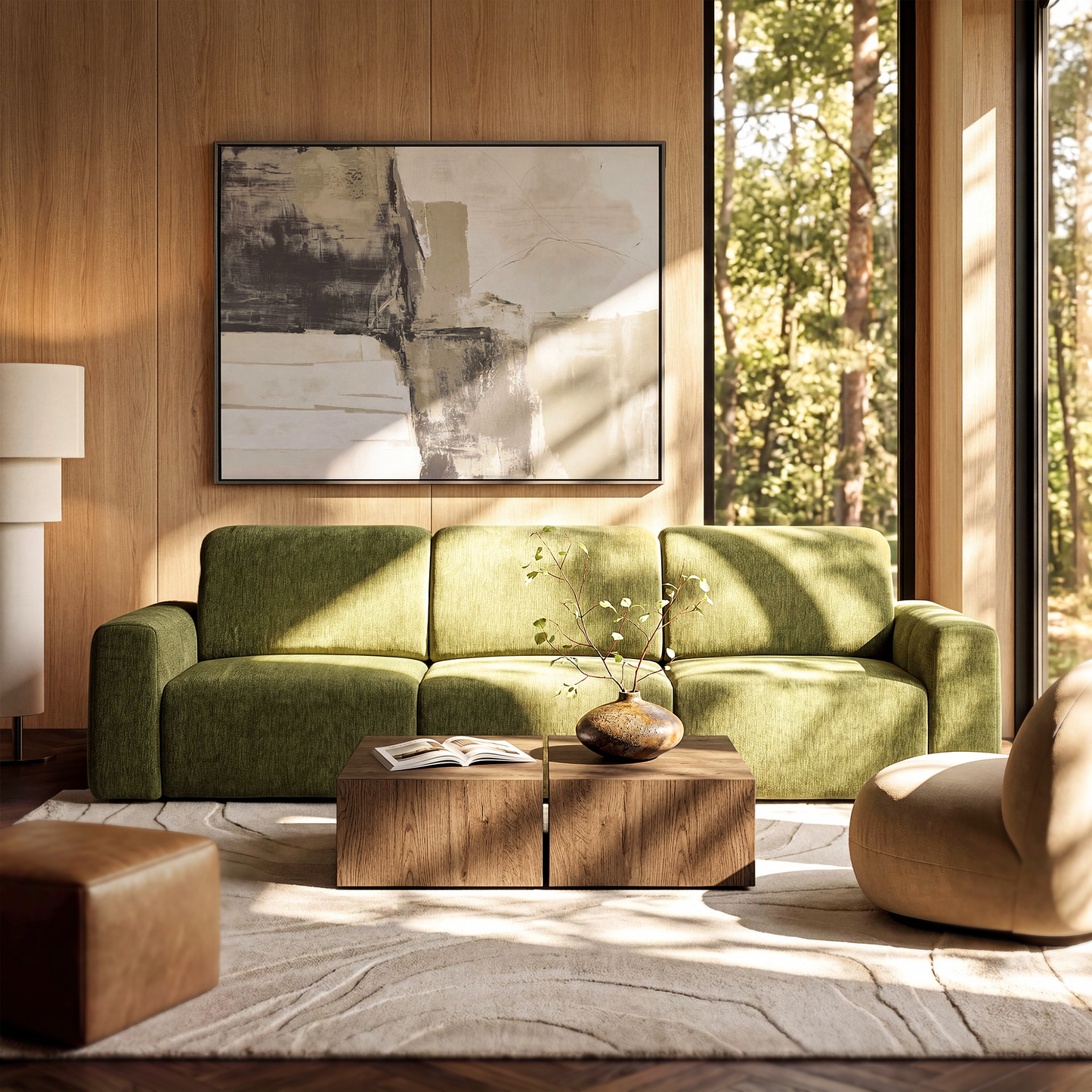 [Pre-Sale] Power Reclining Sectional Sofa with Independent Headrest & Footrest – 4-Seat Modular Sofa