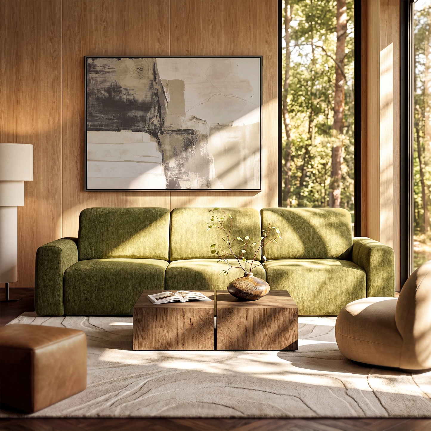 [Pre-Sale] Power Reclining Sofa with Independent Headrest & Footrest – 3-Seat Modular Sectional Couch