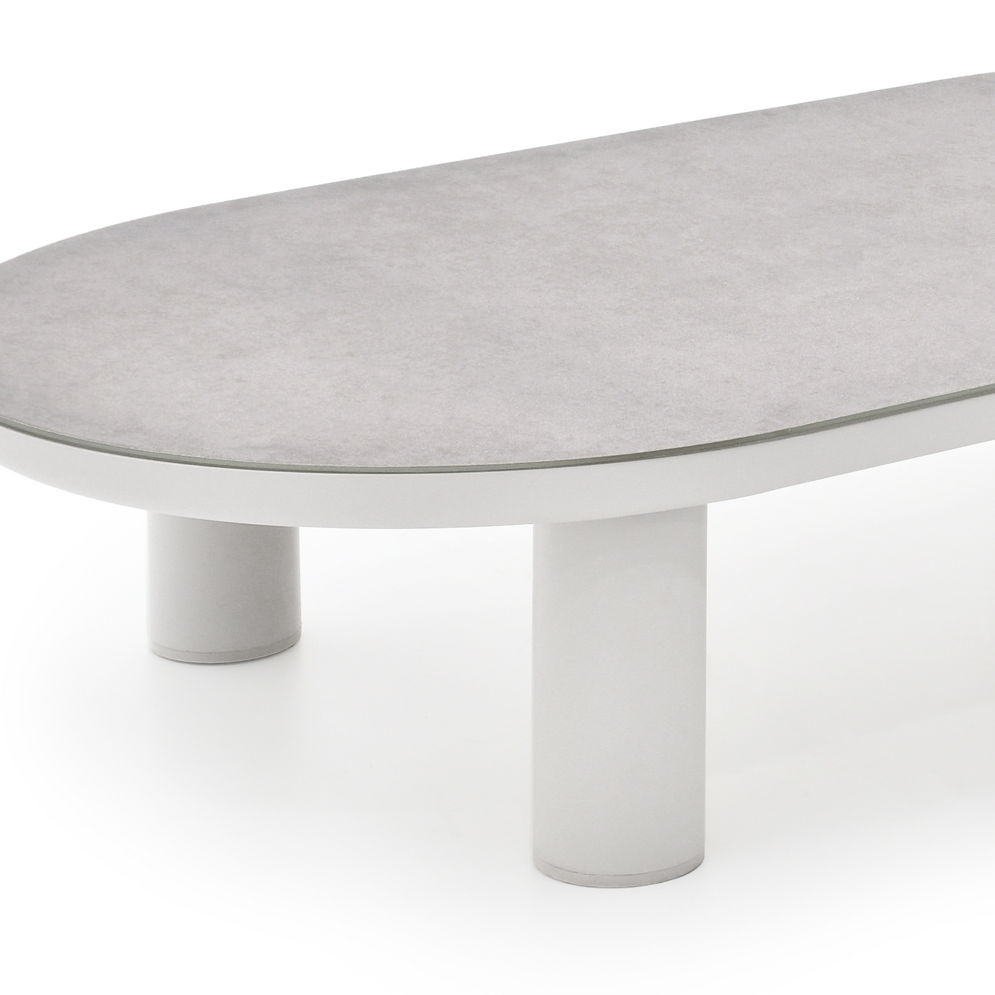 [Pre-Sale] Round Tube Outdoor 51" Sintered Stone Coffee Table