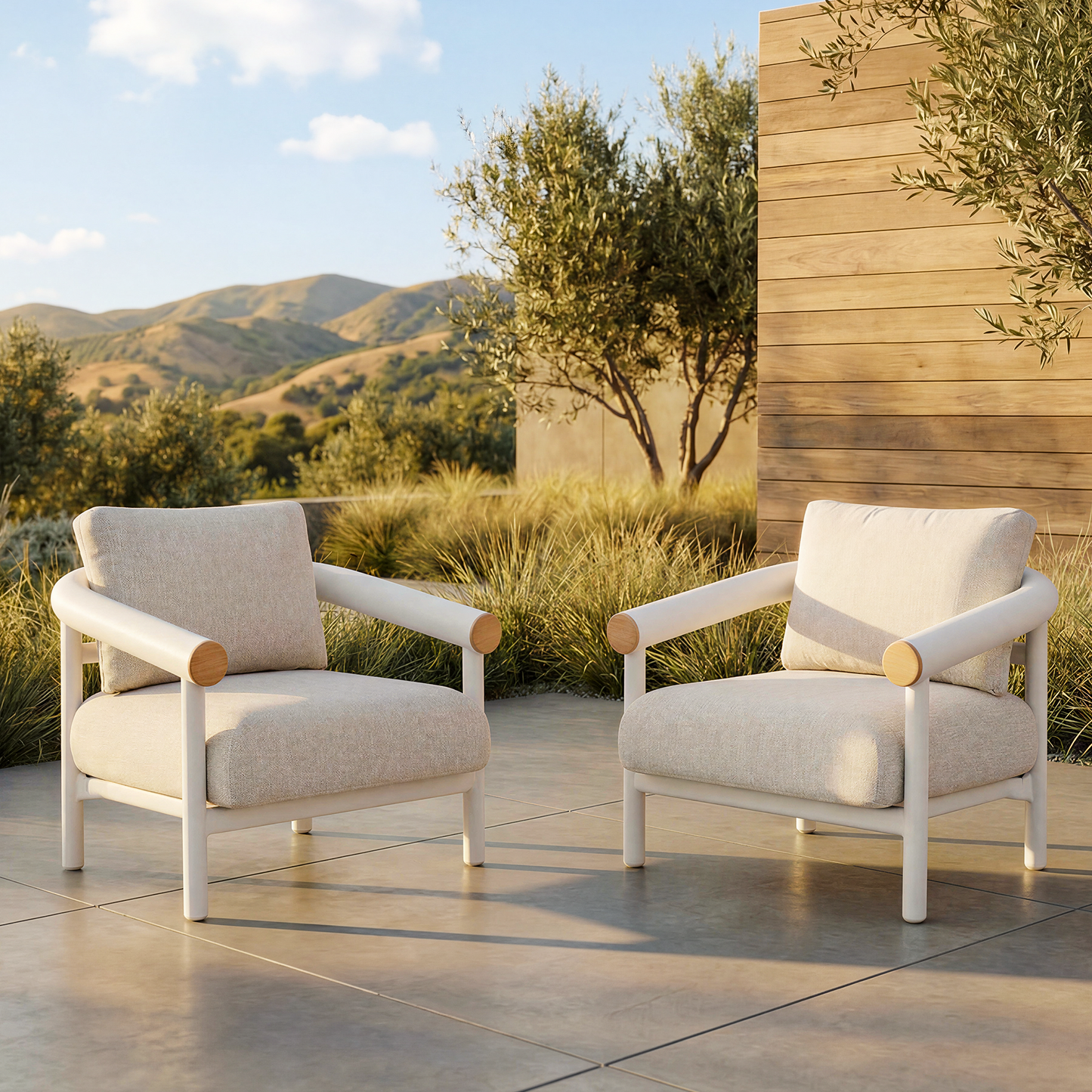 [Pre-Sale] Round Tube Outdoor Lounge Chair