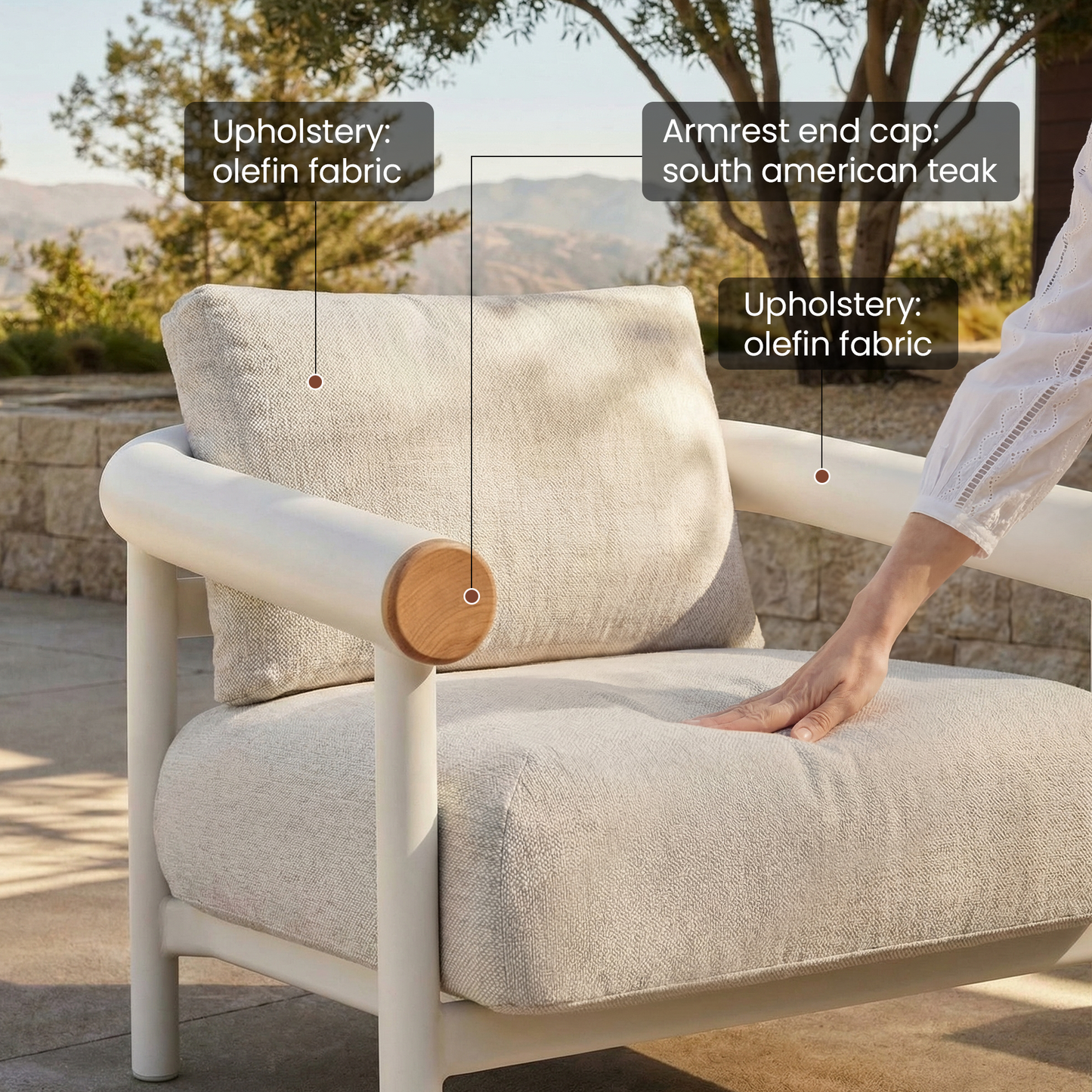 [Pre-Sale] Round Tube Outdoor Lounge Chair