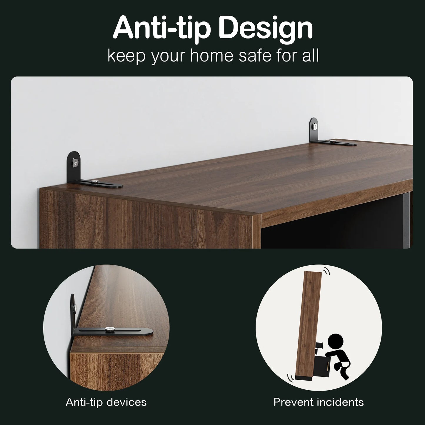 Soren 73" Wood Walnut Bookcase