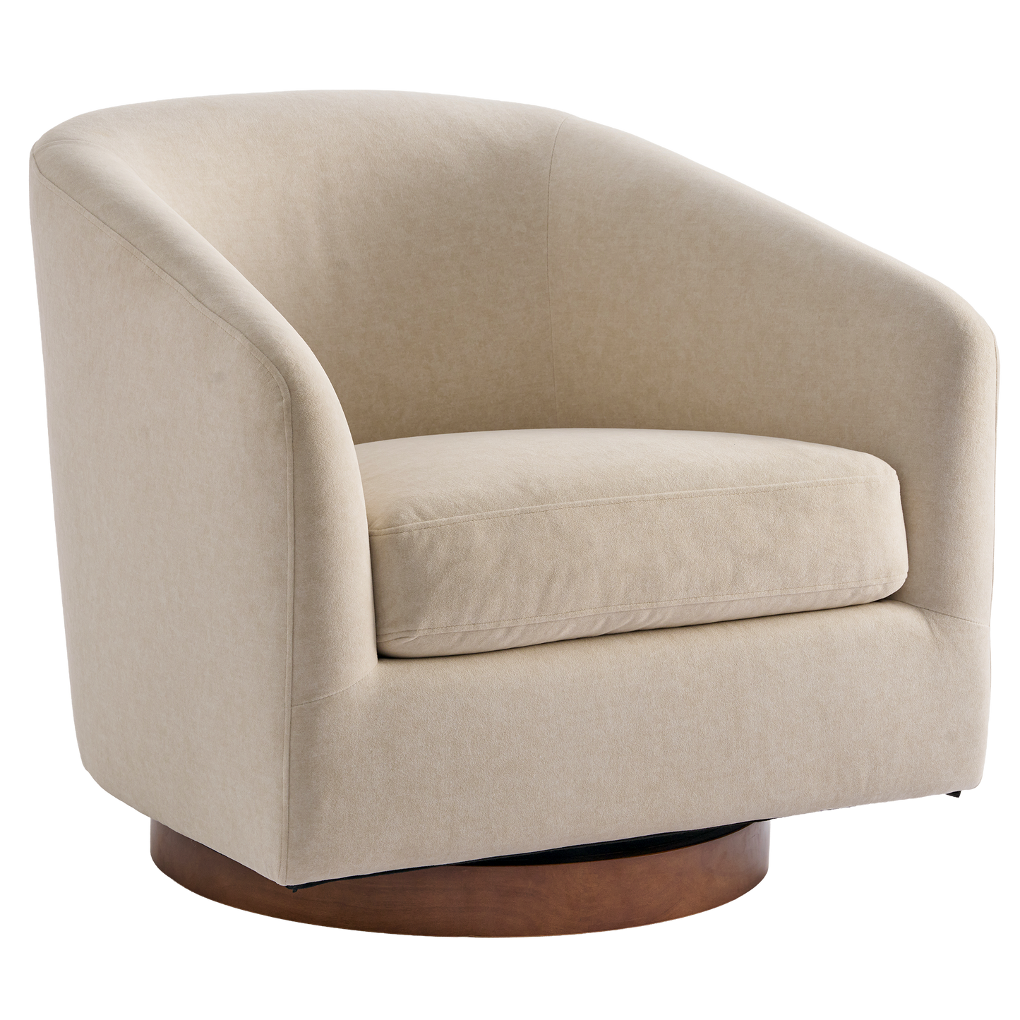 Swivel Accent Chair 360° Living Room Armchair Comfy Reading Chair Bedroom