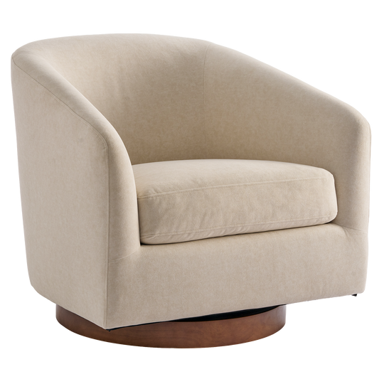 Swivel Accent Chair 360° Living Room Armchair Comfy Reading Chair Bedroom