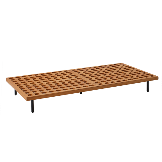 [Pre-Sale] Teak Lattice Outdoor Long Coffee Table