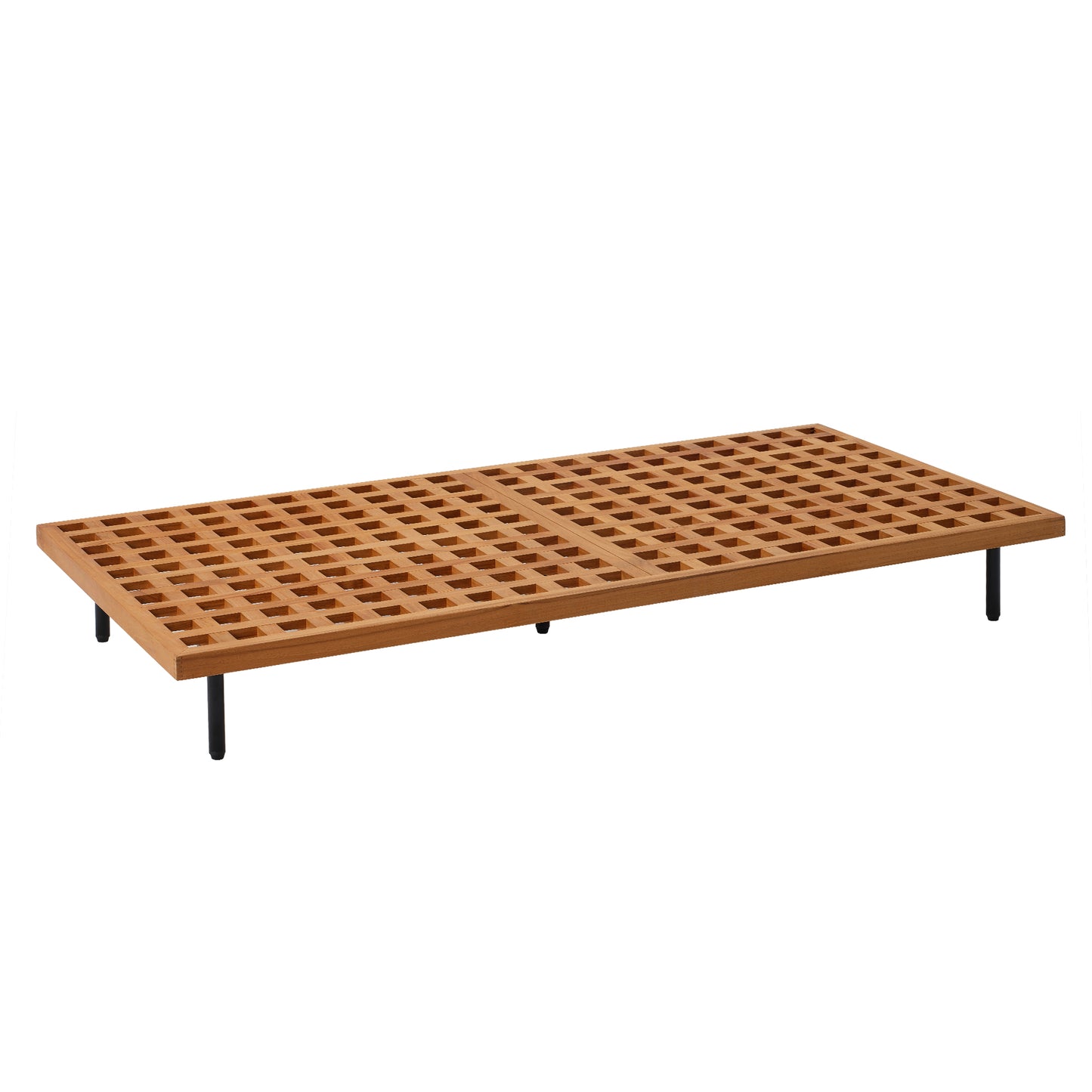 [Pre-Sale] Teak Lattice Outdoor Long Coffee Table