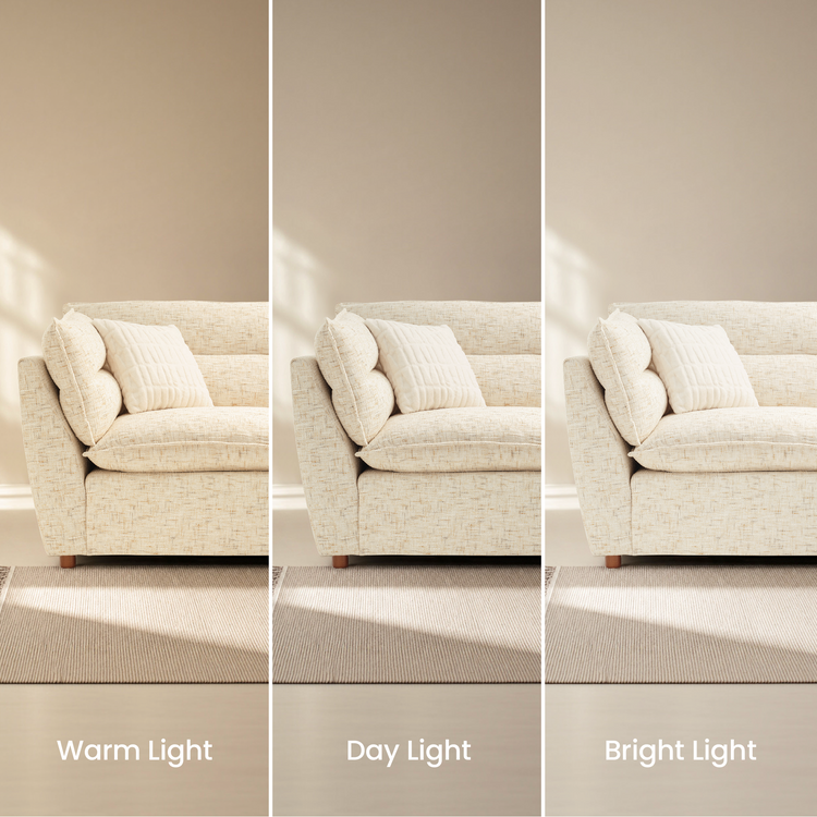 [Pre-sale] L-Shaped Sectional Sofa, Loven Modular Cloud Design with Solid Wood Legs，Sandstone Beige