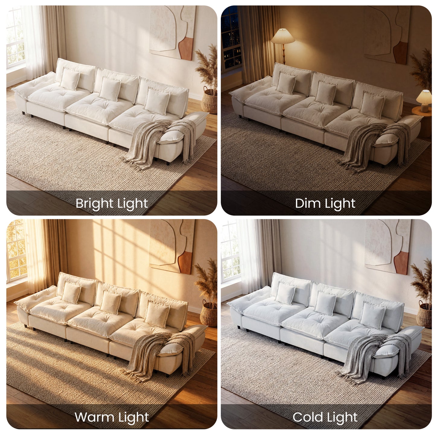 [Pre-Sale] Voyage Modern Modular 2-Seater Cloud Loveseat