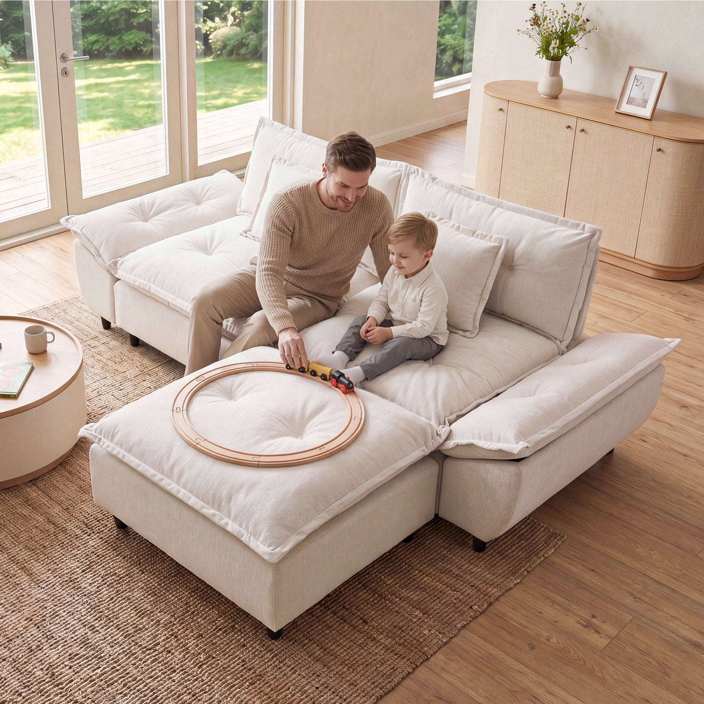 [Pre-Sale] Voyage Modern Modular 2-Seater Cloud Loveseat