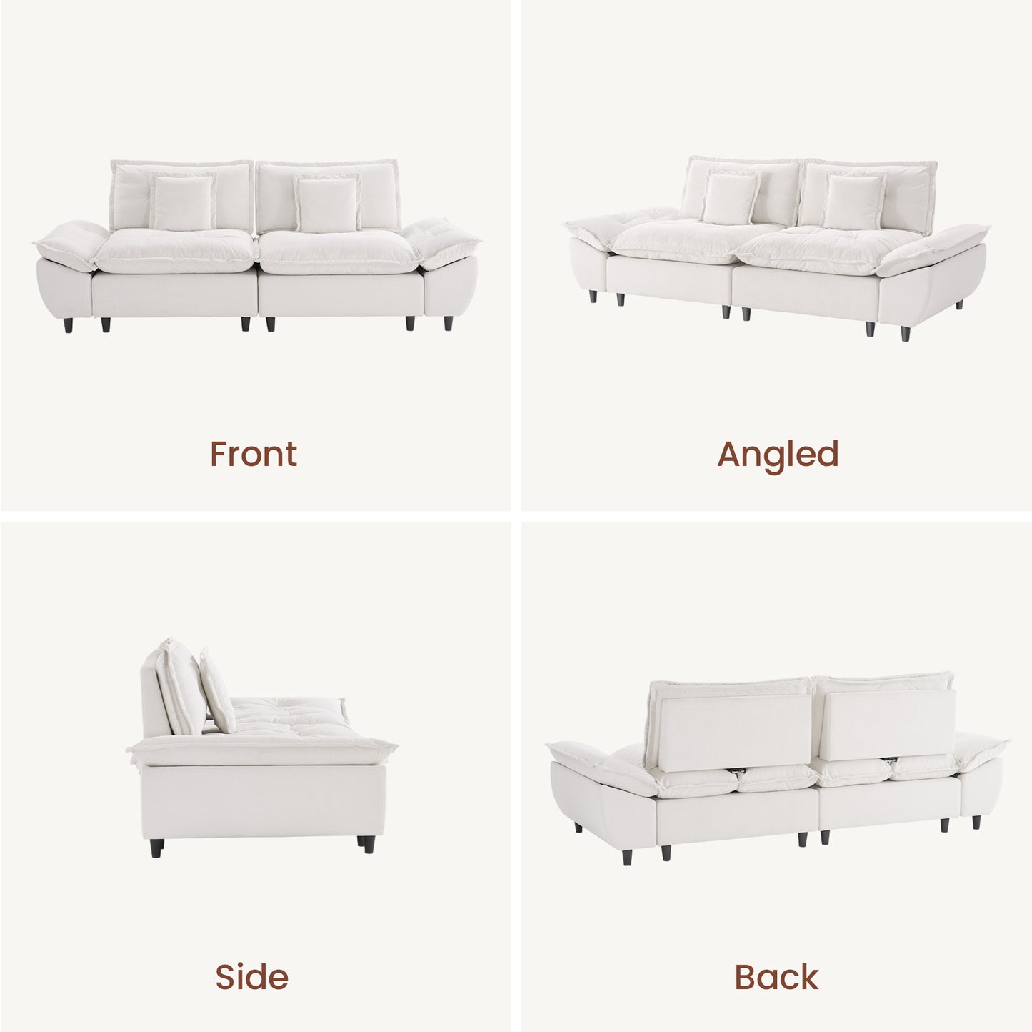 [Pre-Sale] Voyage Modern Modular 2-Seater Cloud Loveseat