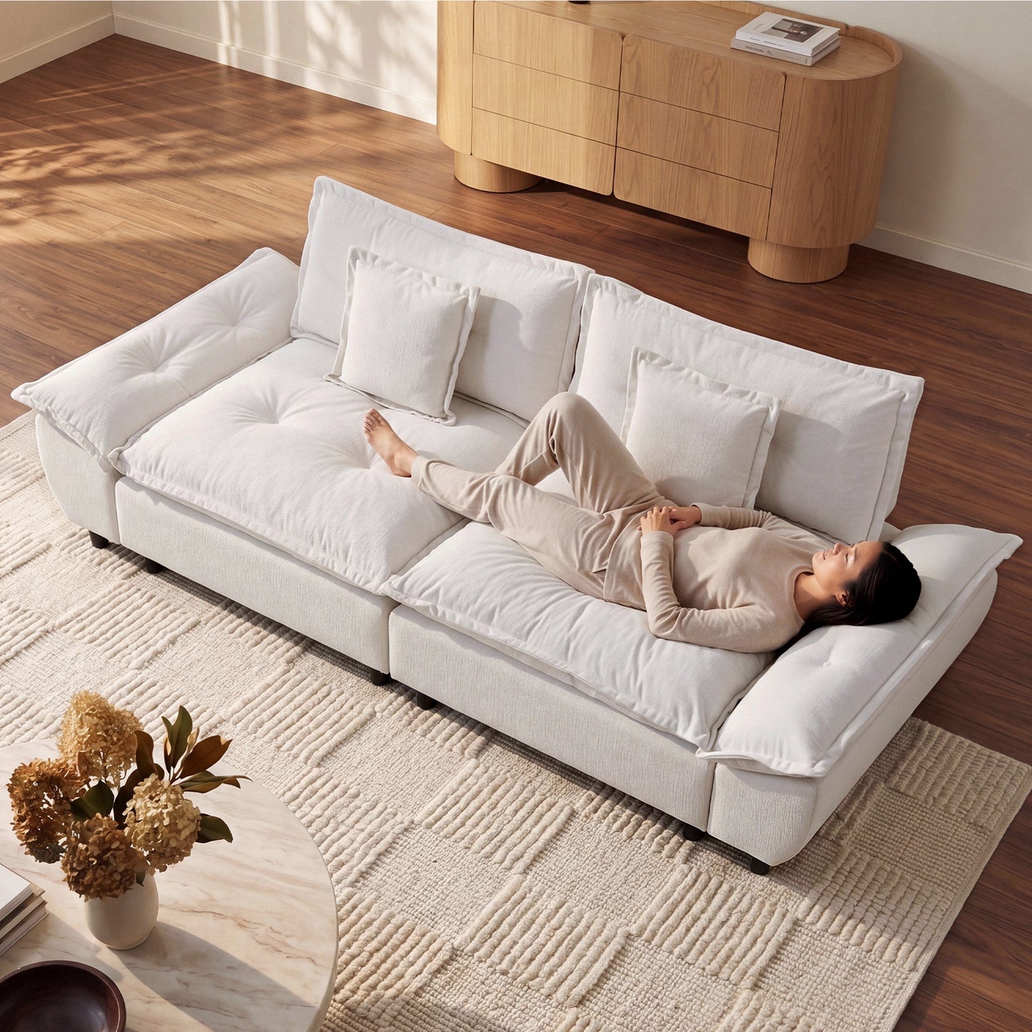 [Pre-Sale] Voyage Modern Modular 2-Seater Cloud Loveseat