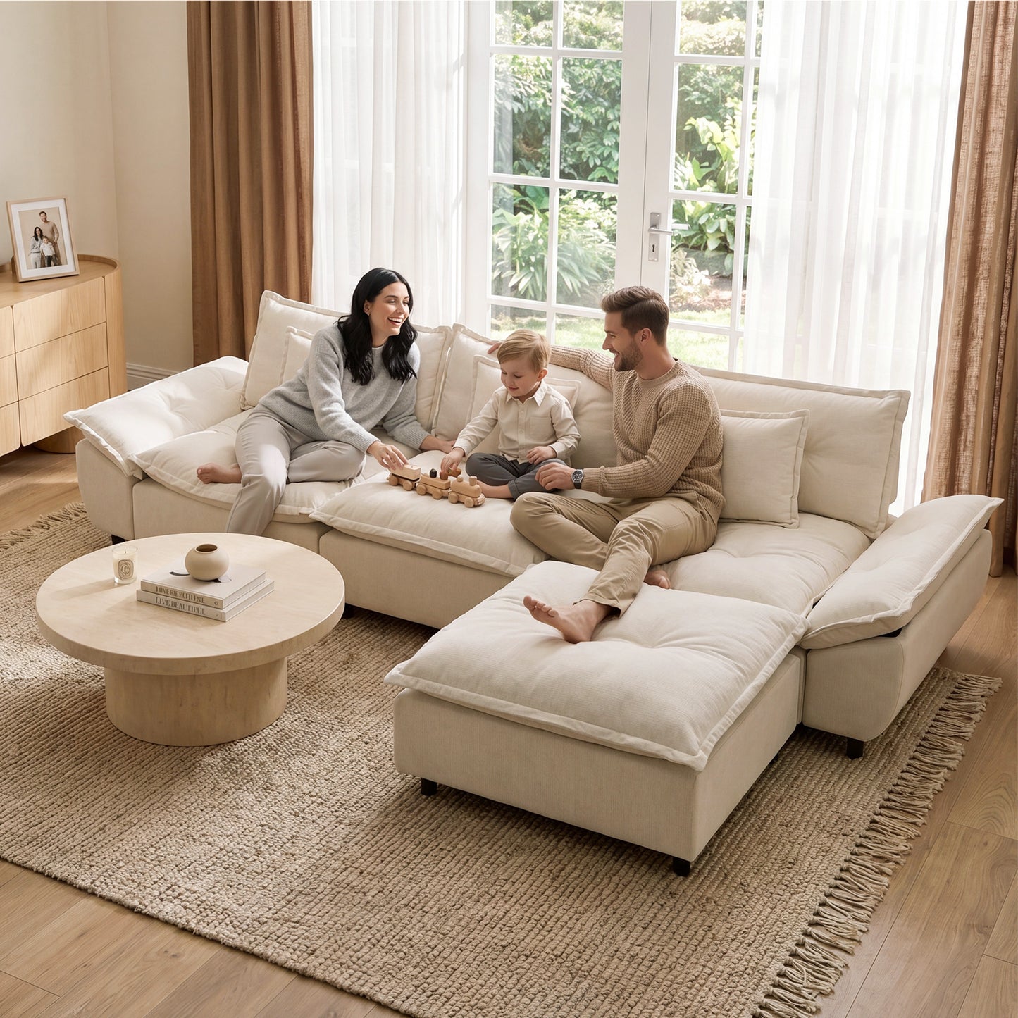 [Pre-Sale] Voyage Oversized Modular 3-Seater Cloud Sofa