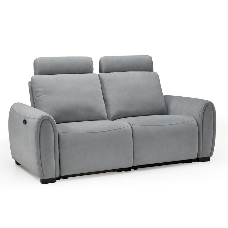 [Pre-Sale] 74" Loveseat Sofa Zero-Gravity Reclining with Adjustable Headrest & USB-C – Covea, Gray