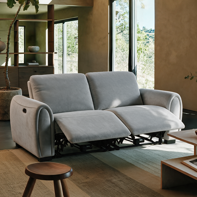 [Pre-Sale] 74" Loveseat Sofa Zero-Gravity Reclining with USB-C & Child Lock – Covea, Gray