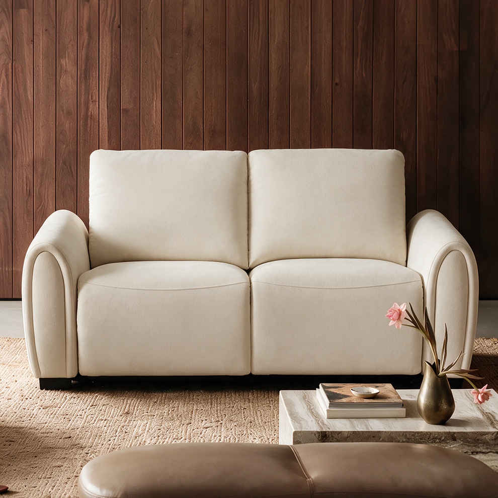 [Pre-Sale] 74" Loveseat Sofa Zero-Gravity Reclining with USB-C & Child Lock – Covea, Beige