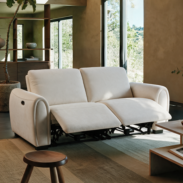 [Pre-Sale] 74" Loveseat Sofa Zero-Gravity Reclining with USB-C & Child Lock – Covea, Beige