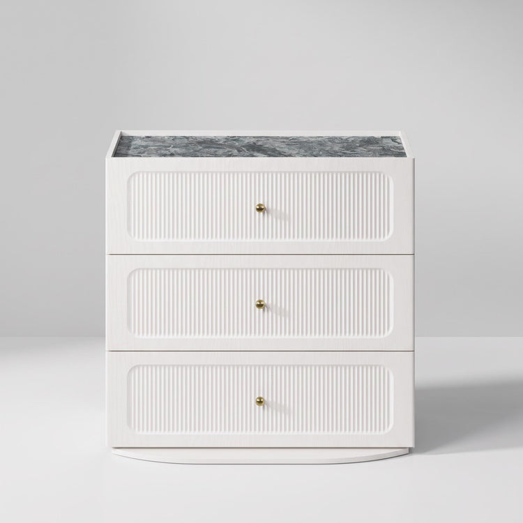 3-Drawer Dresser, 31.5" Modular Fluted with Soft-Close Glides, FlexMod Collection