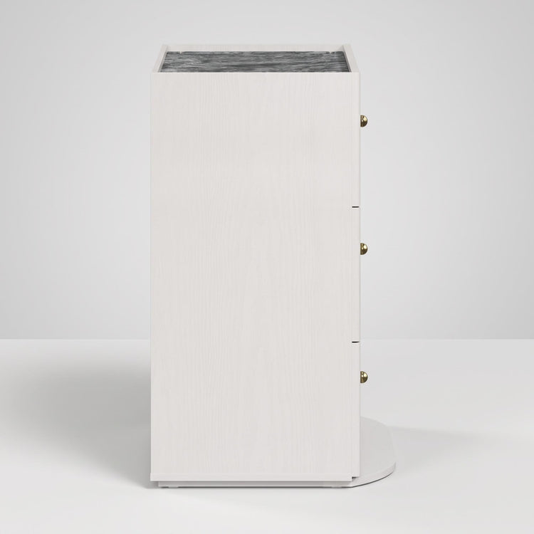 3-Drawer Dresser, 31.5" Modular Fluted with Soft-Close Glides, FlexMod Collection