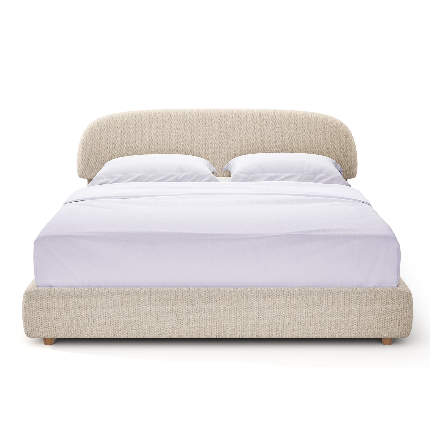 [Pre-Sale] Elara King Lift-Up Storage Bed Frame with Adjustable Headboard, Beige