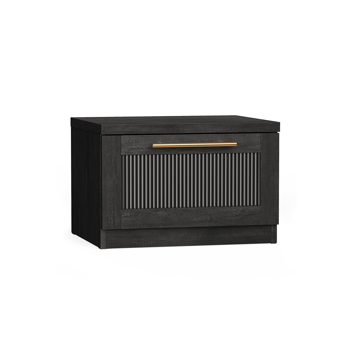 Harmo Block Black Floating Nightstand